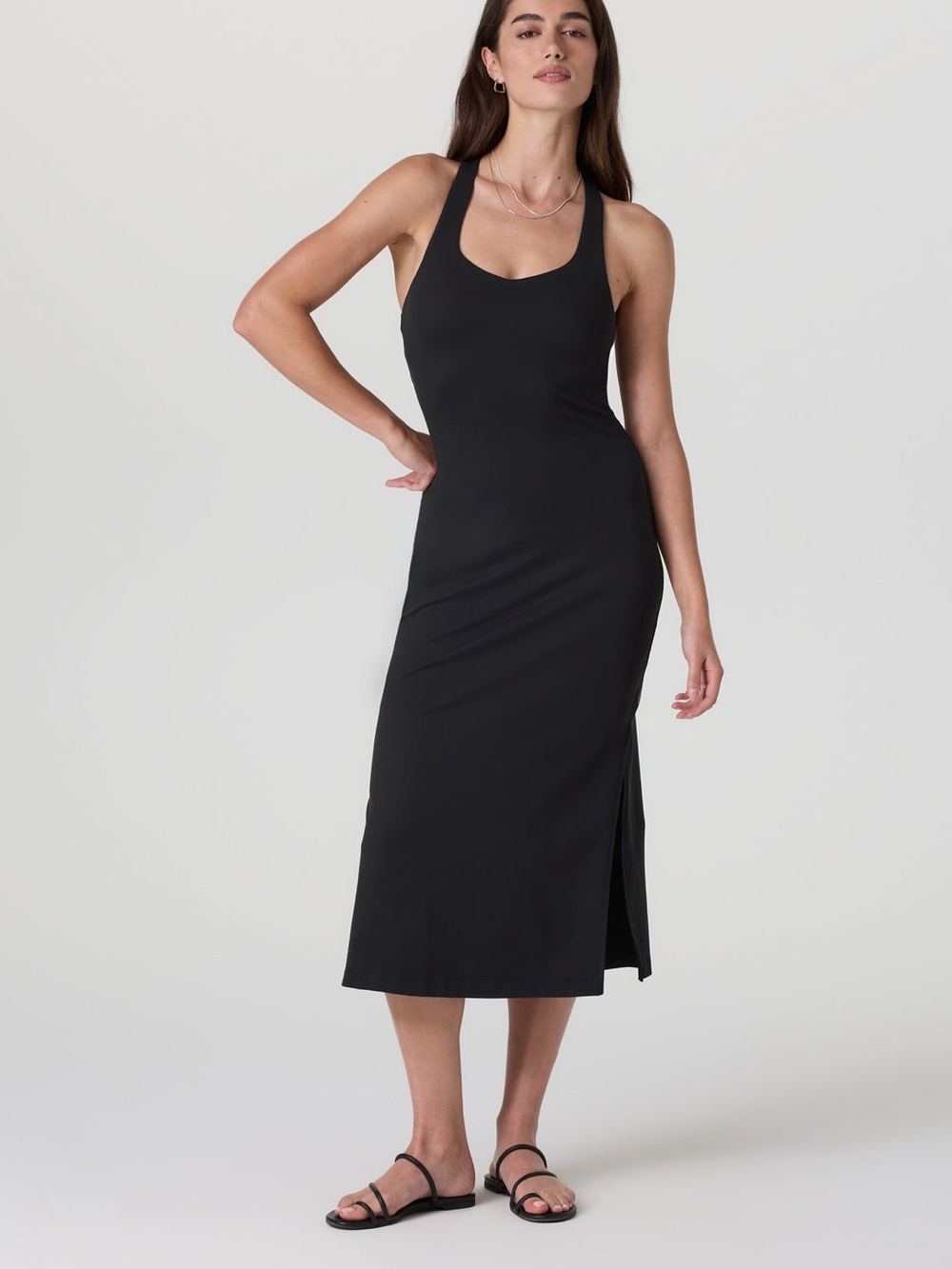Vuori Halo Racerback Midi Tank Dress Size S/M - Picture 3 of 11